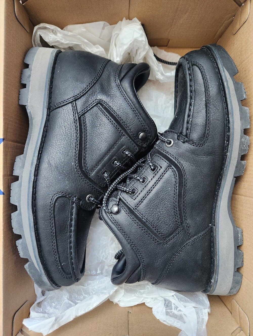 Rockport Waterproof Men's Black Lace-Up Boots